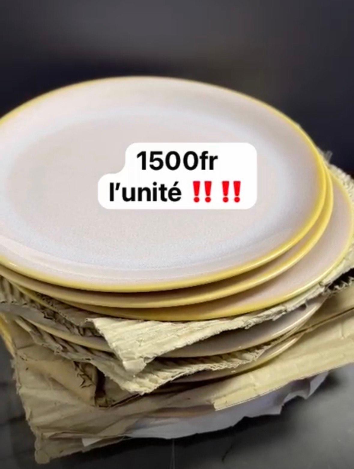 Assiette ronde