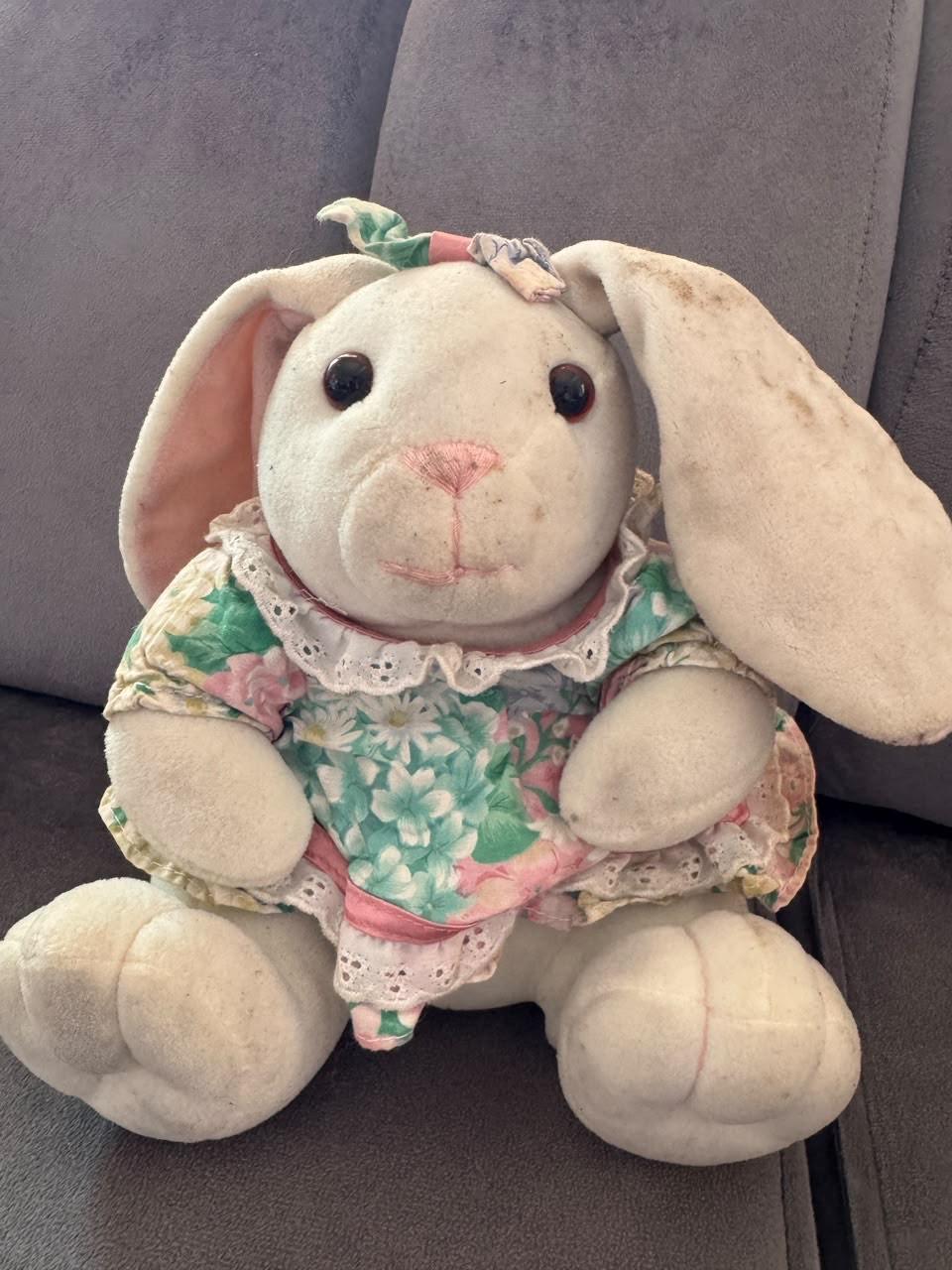 Peluche Lapin en Tissu Doux